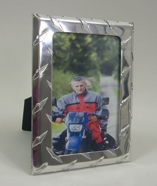 4x6 Metal Wrapped Picture Frame with Rivet Detail